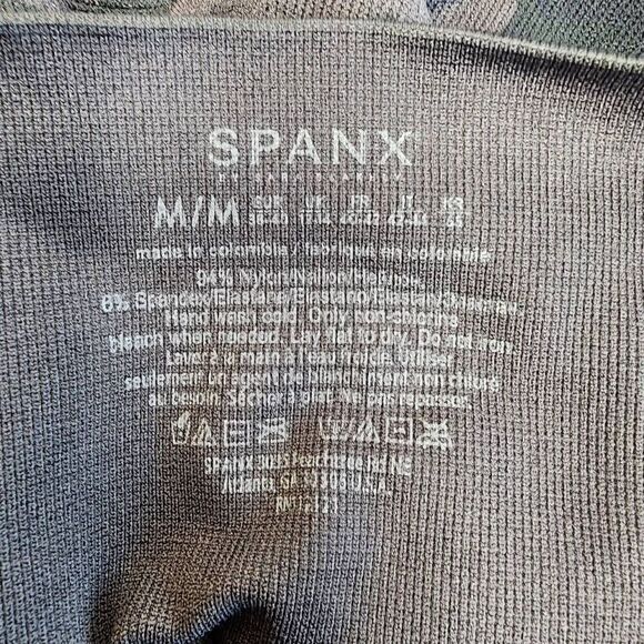SPANX Size Medium Look at Me Now Grey Camo Leggings Seamless h4 - Picture 8 of 9